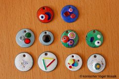 runde-Emaille-Anhanger